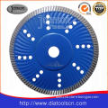 Saw blade:180mm sintered turbo wave saw blade